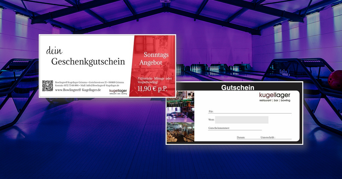 Geschenktipp: der Kugellager-Gutschein